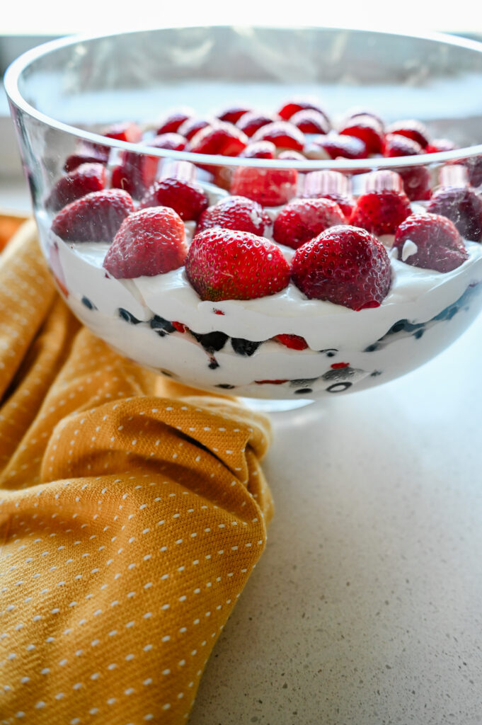 Ambrosia Salad Layered with Berries